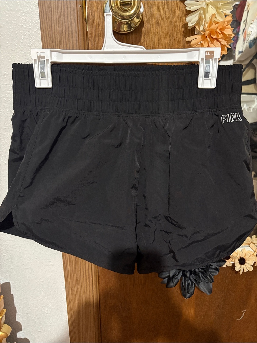 PINK Victoria's Secret Women's Black Running Shorts